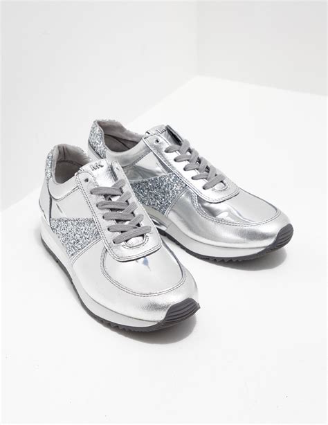 Silver Michael Kors Sneakers 